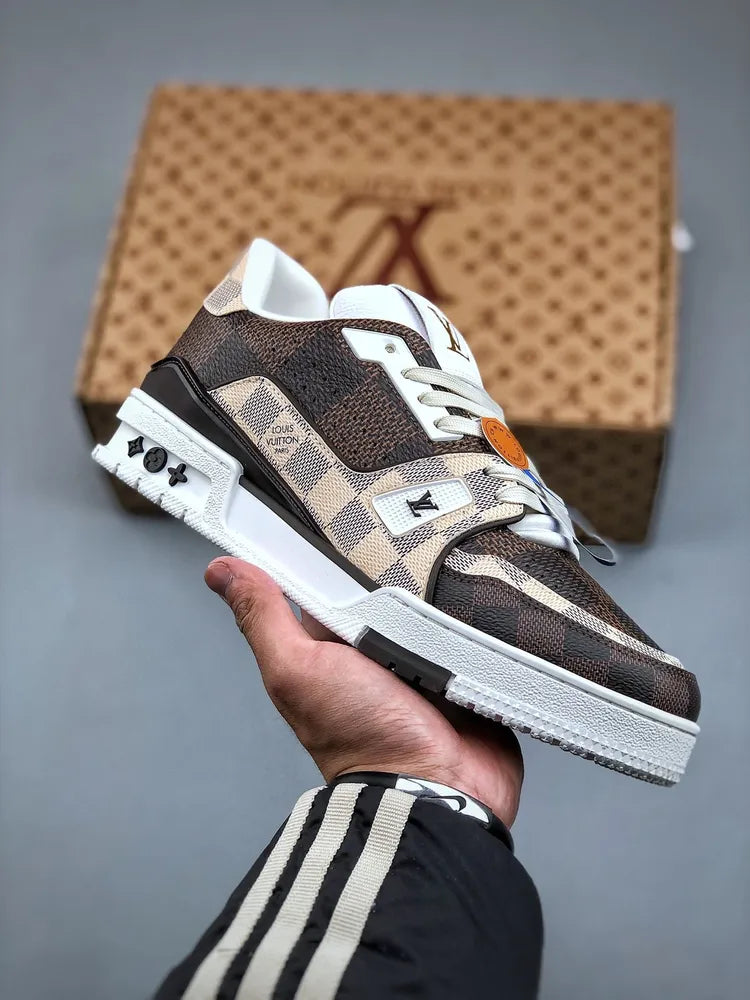 Louis Vuitton #54 Signature Damier Ebene Multi Trainer