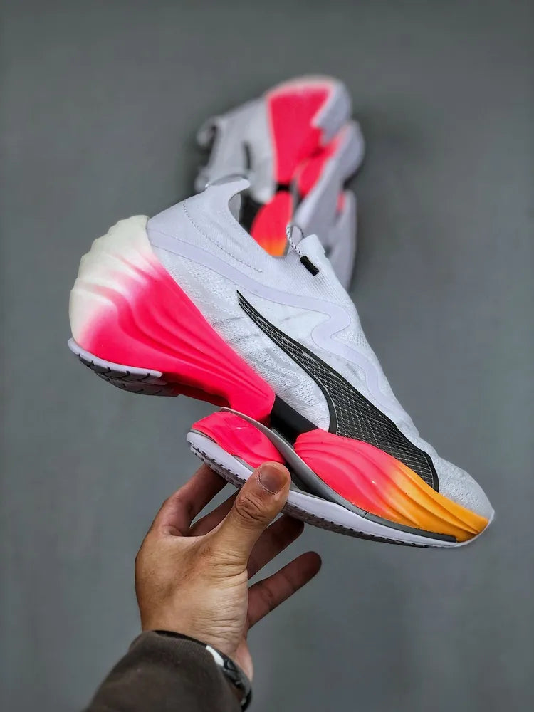 Puma Fast RB Nitro Elite White & Sun Stream