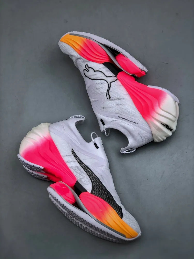 Puma Fast RB Nitro Elite White & Sun Stream