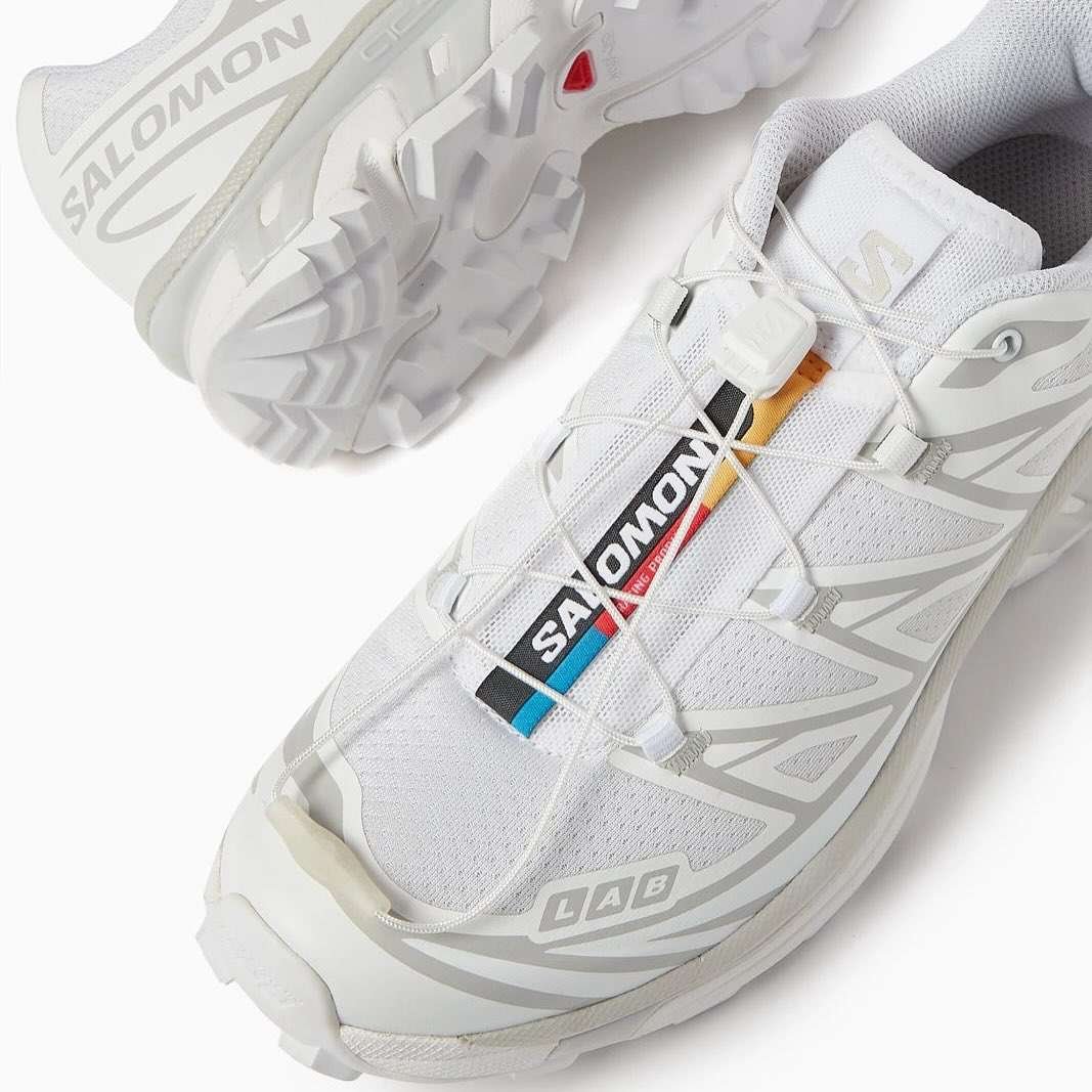 Salomon XT-6 White & Lunar Rock