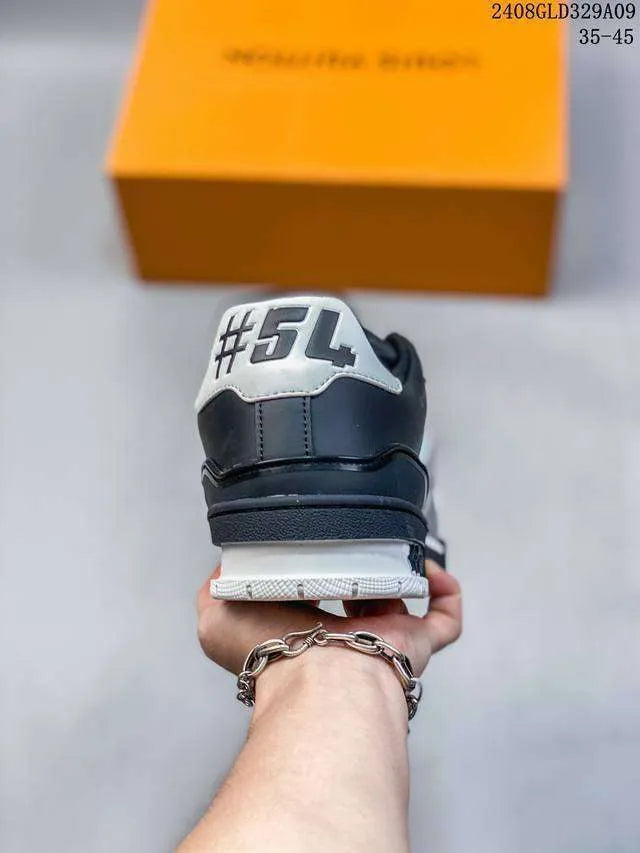 Louis Vuitton Signature Black Gray Trainer