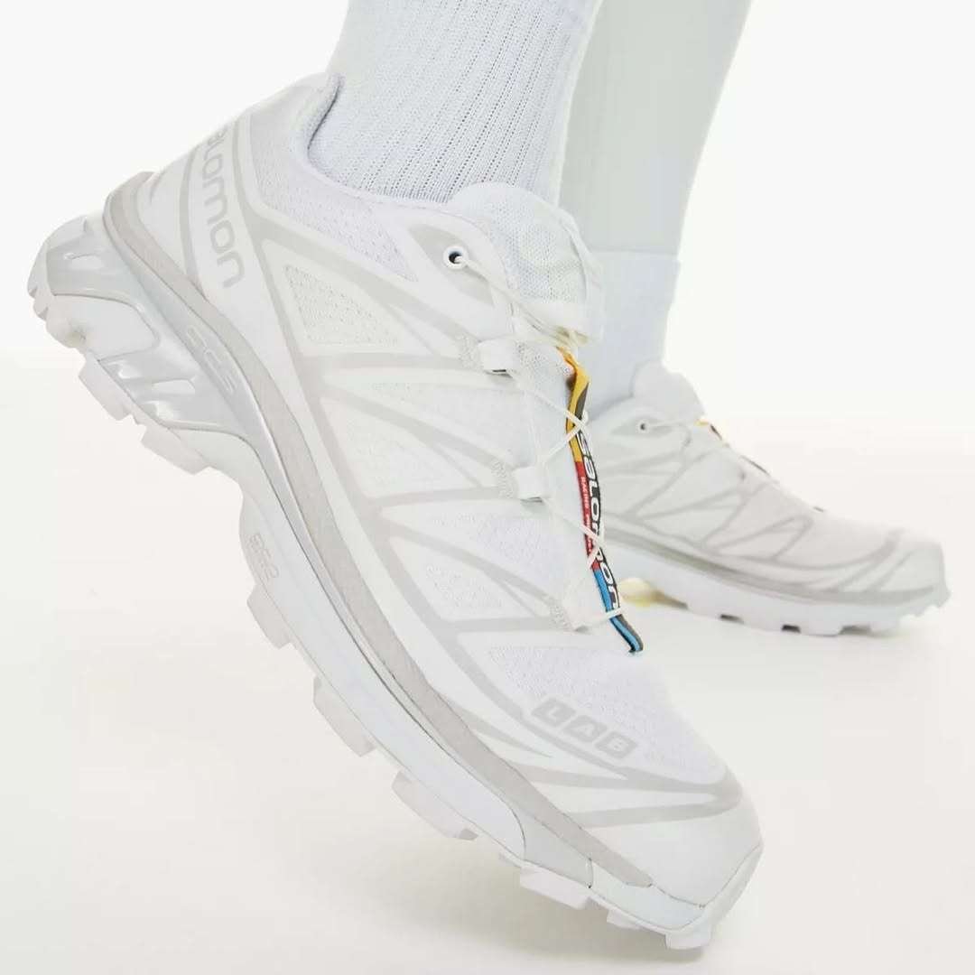 Salomon XT-6 White &amp; Lunar Rock