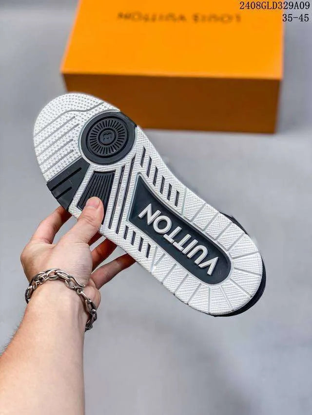 Louis Vuitton Signature Black Gray Trainer