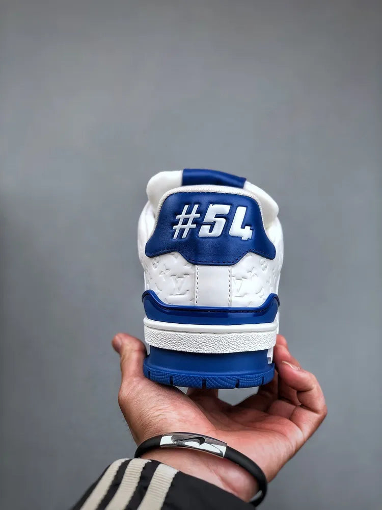 Louis Vuitton #54 Signature Blue White Trainer