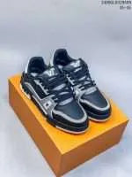 Louis Vuitton Signature Black Gray Trainer