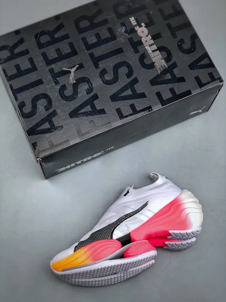 Puma Fast RB Nitro Elite White & Sun Stream