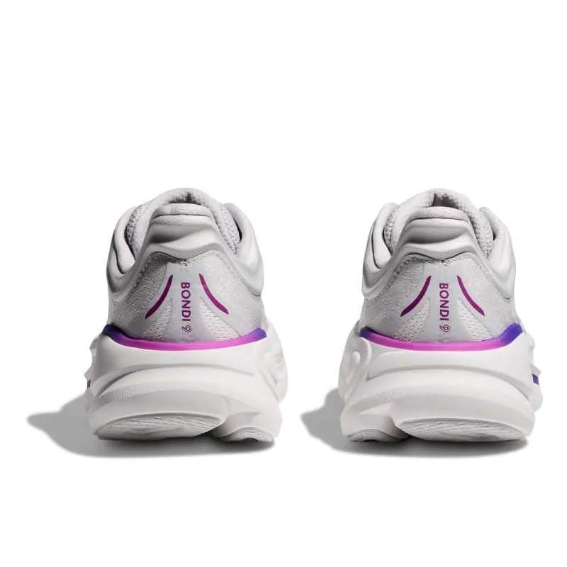 HOKA Bondi 9 Cosmic Grey &amp; White