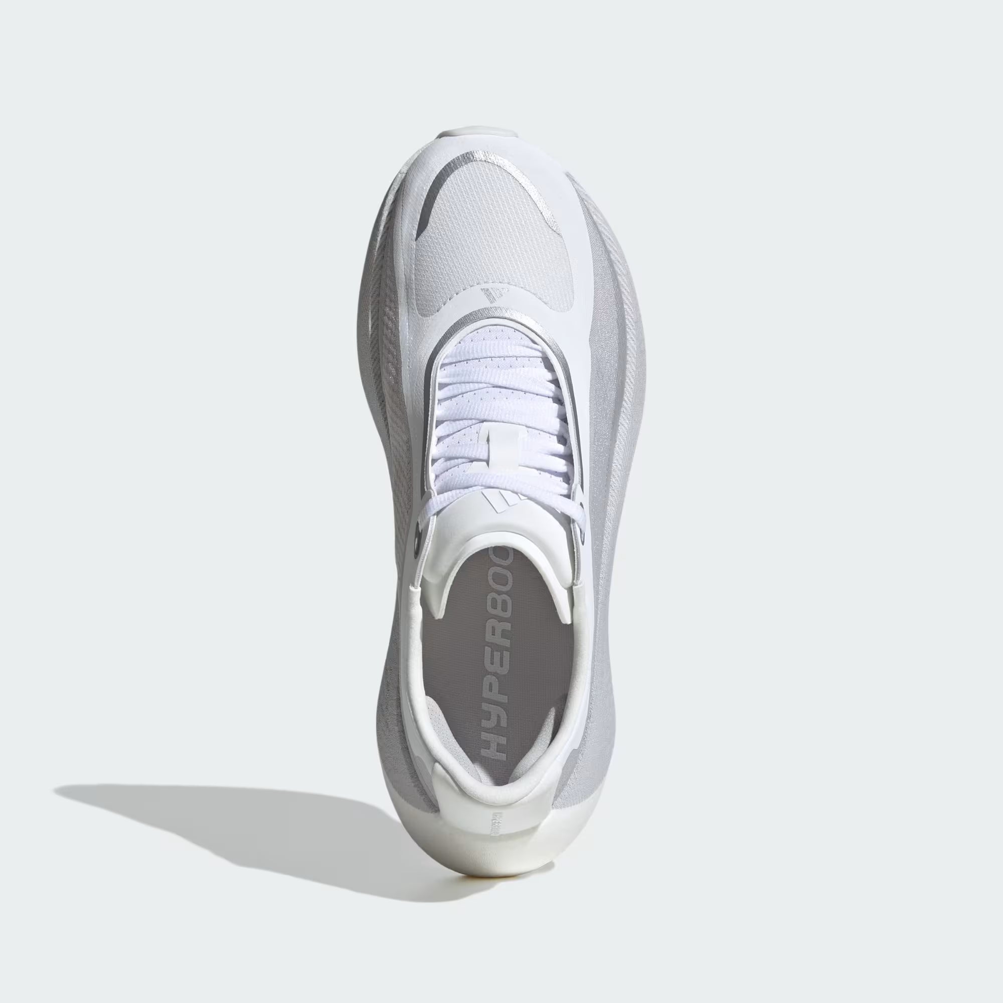 HYPERBOOST EDGE  Cloud White Grey & Silver Metallic