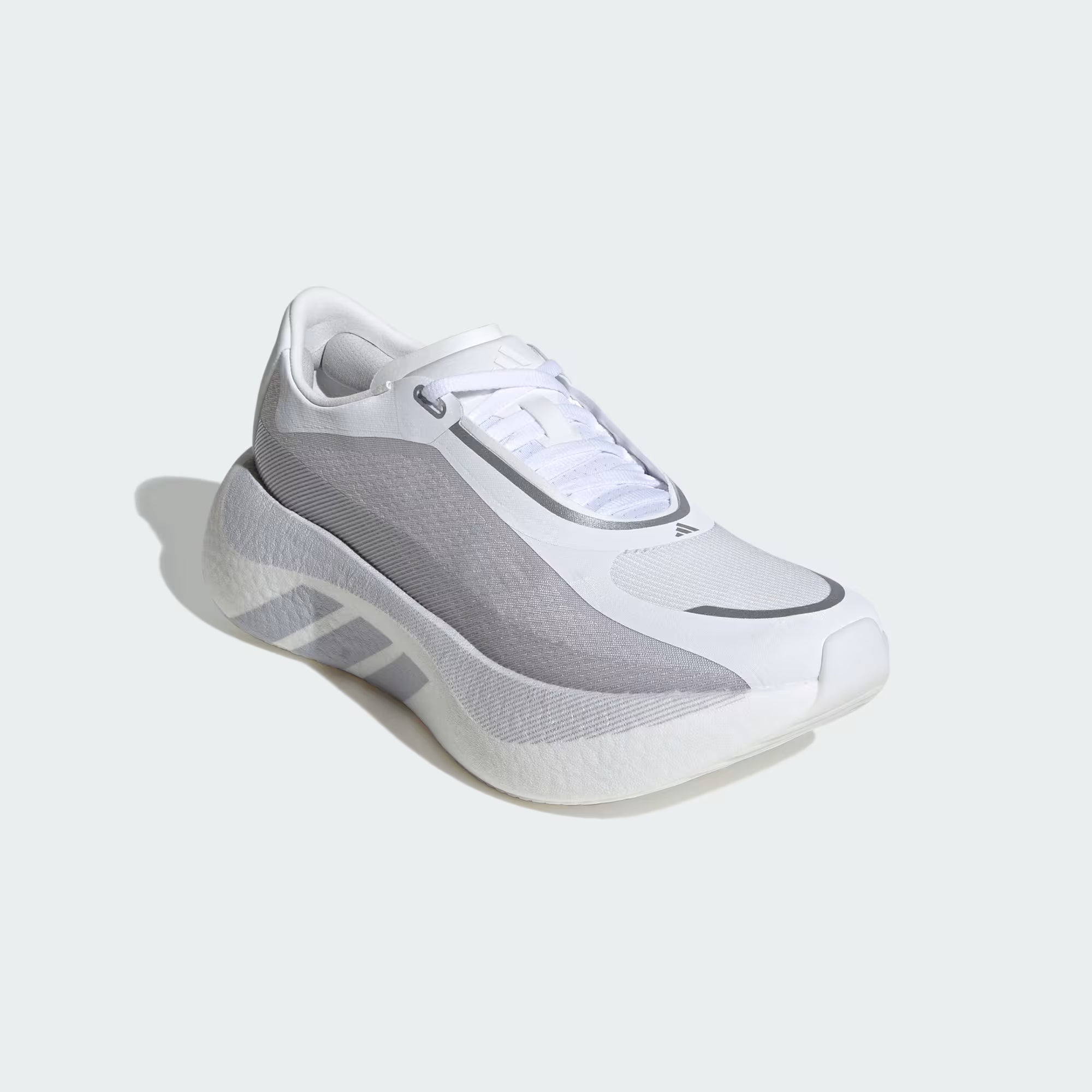 HYPERBOOST EDGE  Cloud White Grey & Silver Metallic