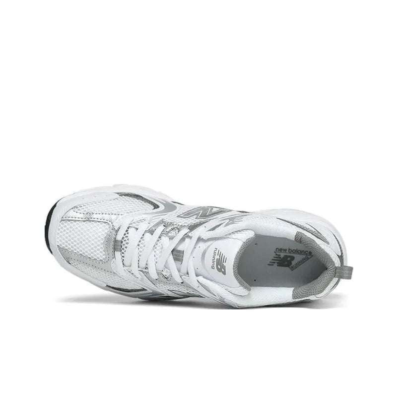 New Balance 530 White Silver Metallic
