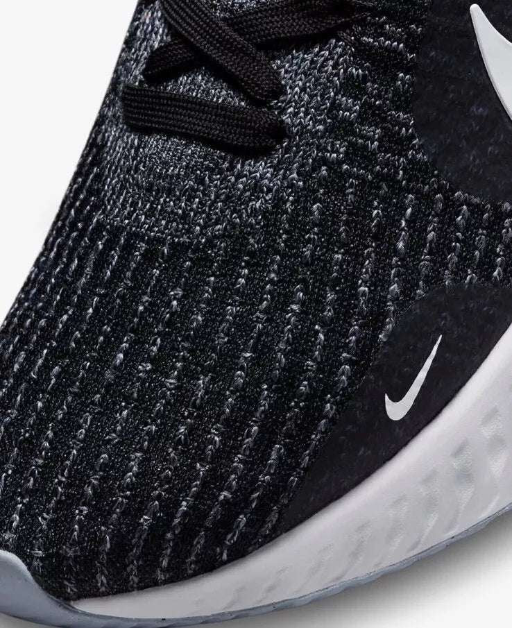 Nike React Infinity Run Flyknit 3 Black White Pink