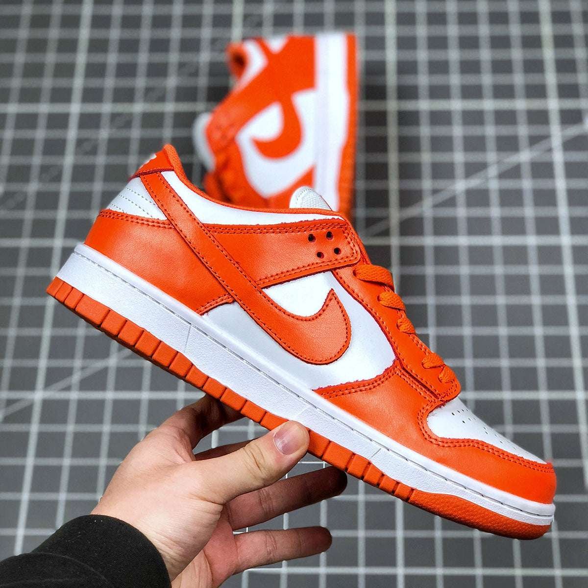 Nike Dunk Low Retro UNLV Varsity Red Medium Grey White Orange