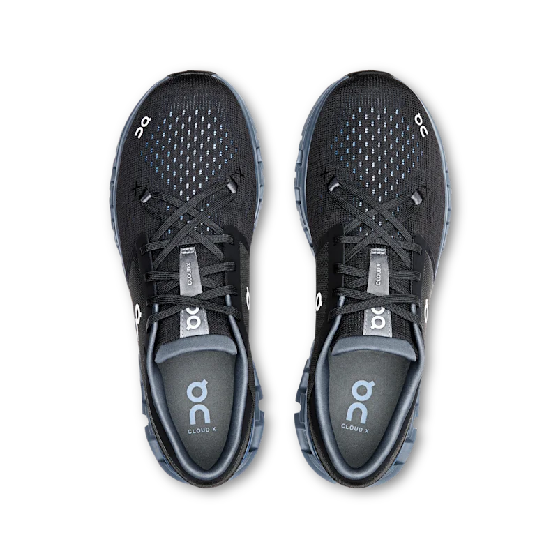 On Running Cloud X 4 Black & Chambray