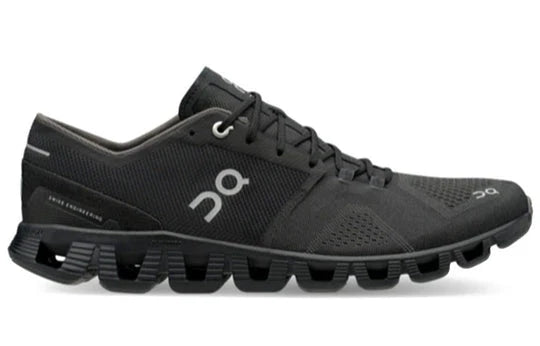 On Running Cloud X Black Asphalt Grey