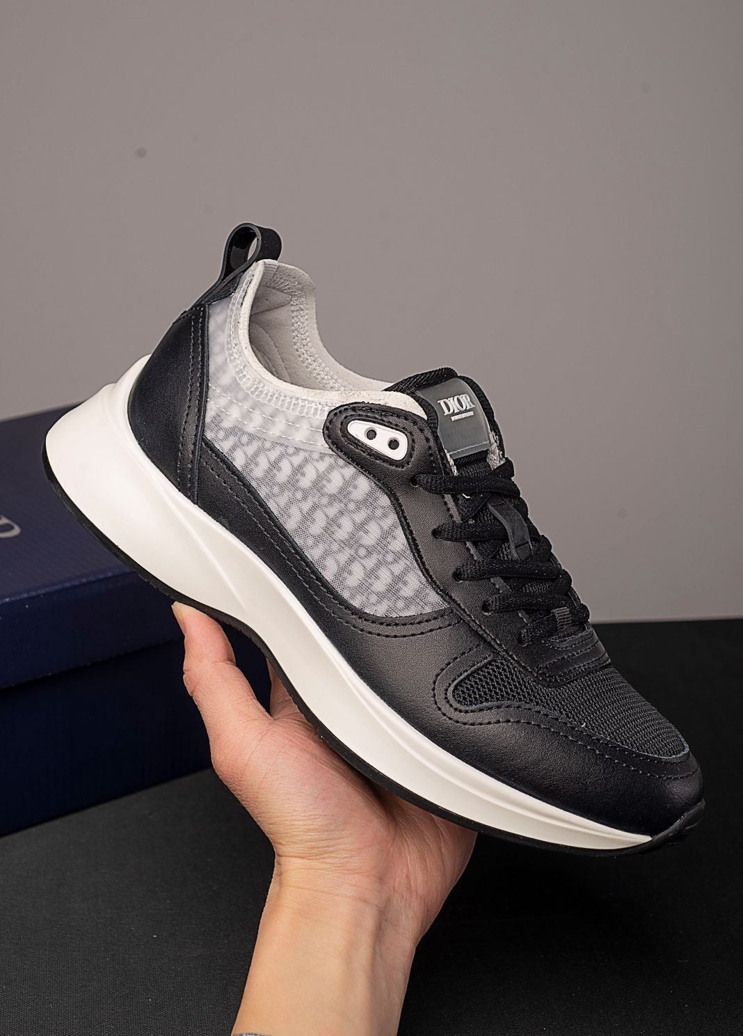 Dior Suede And Fabric B25 Black/White