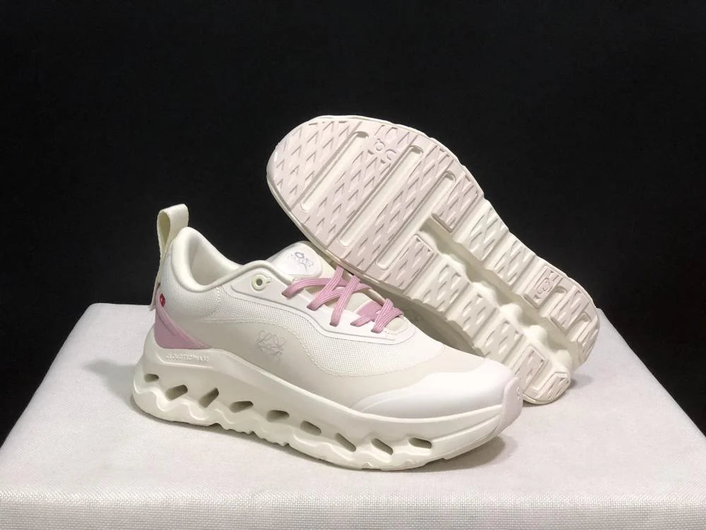 On Running Cloud x Loewe Tilt White Pink Luxury Unisex Sneakers