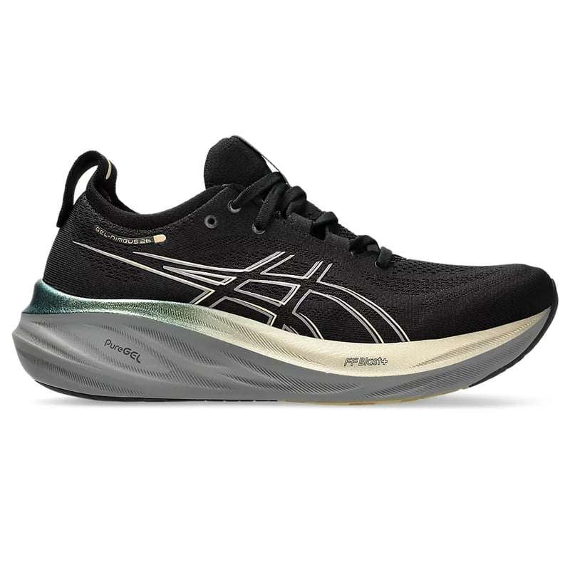 Asics Gel-Nimbus 26 Platinum Black &amp; Champagne