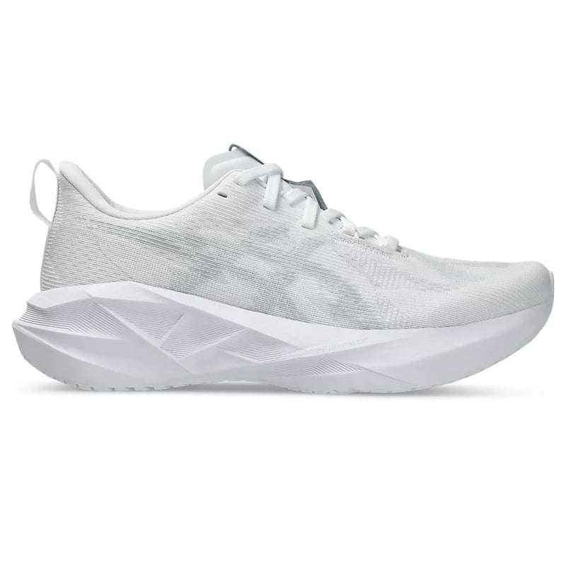 Asics Novablast 5 White &amp; Piedmont Grey