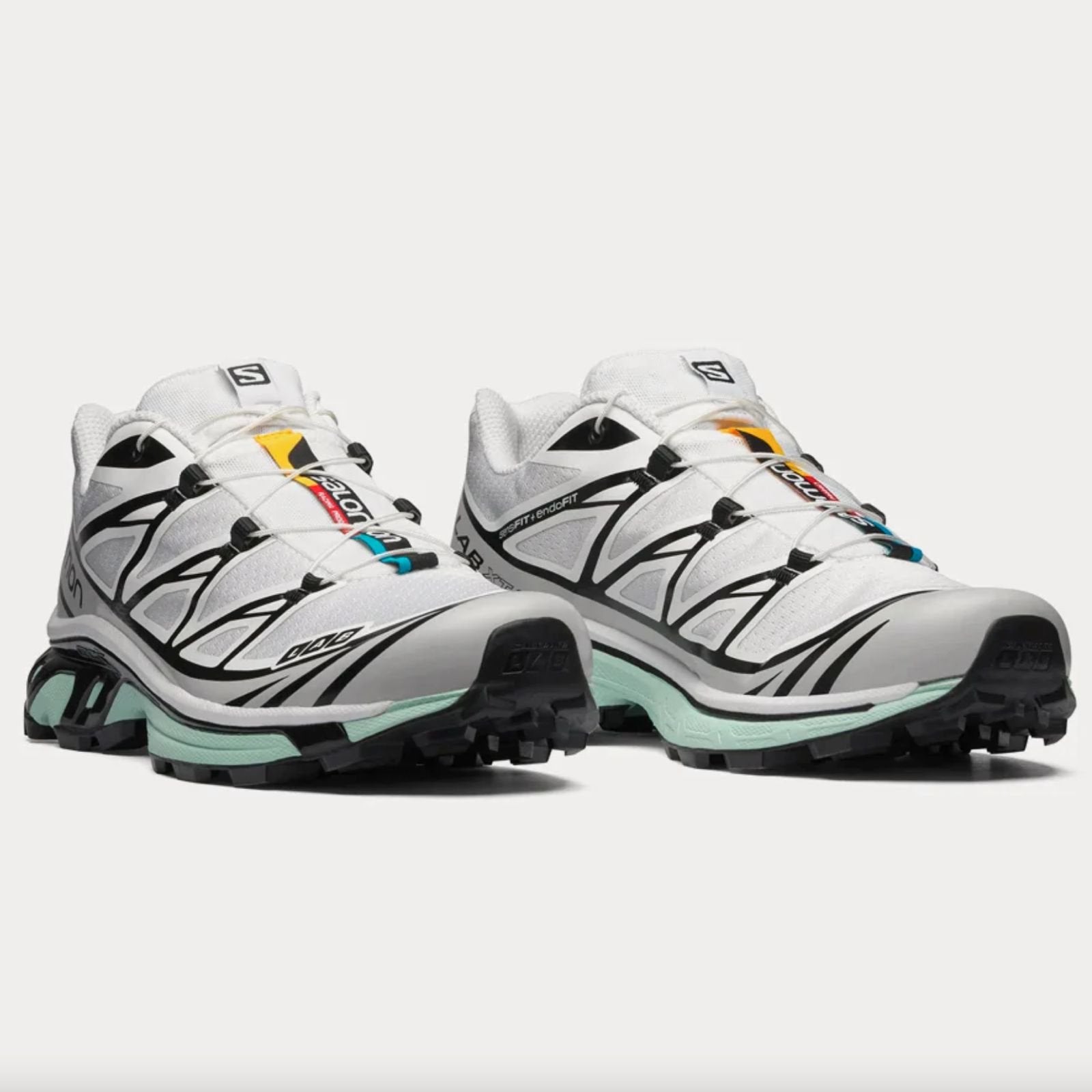 Salomon XT-6 sneaker in the "White Icy Morn
