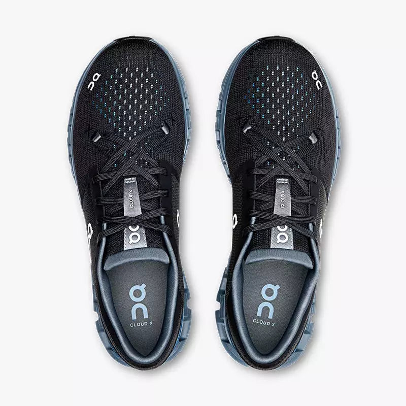 On Running Cloud X 4 Black & Chambray