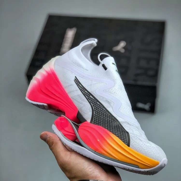 Puma Fast RB Nitro Elite White &amp; Sun Stream