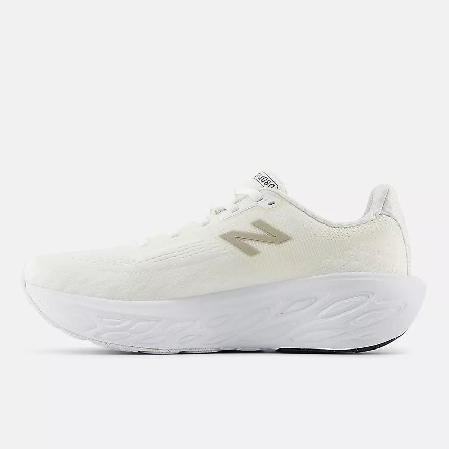 Fresh Foam X 1080v14 White with Light Gold Metallic and Sea Salt