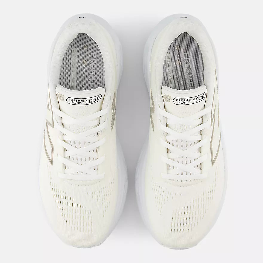 Fresh Foam X 1080v14 White with Light Gold Metallic and Sea Salt
